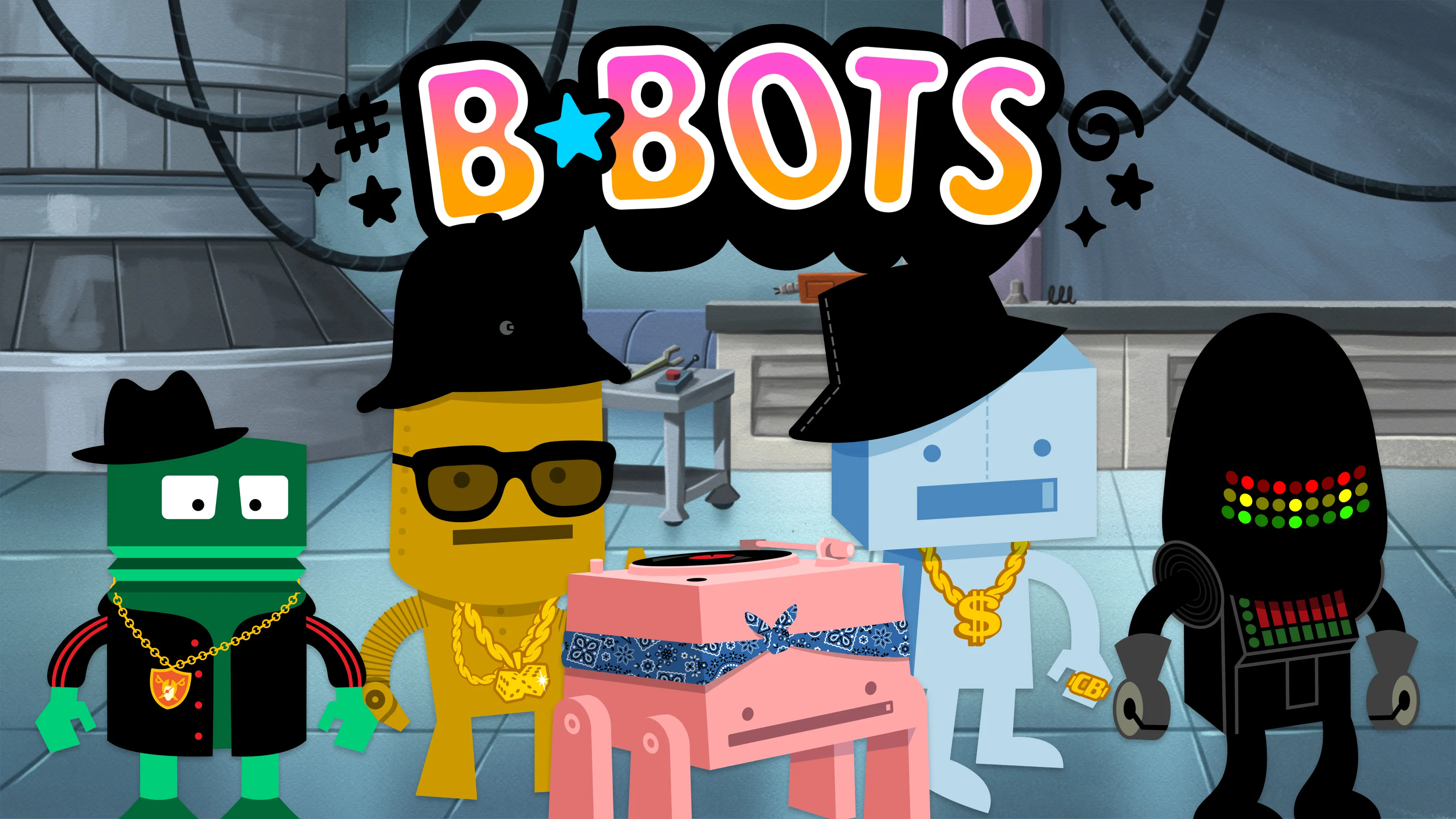 B-BOTS character lineup