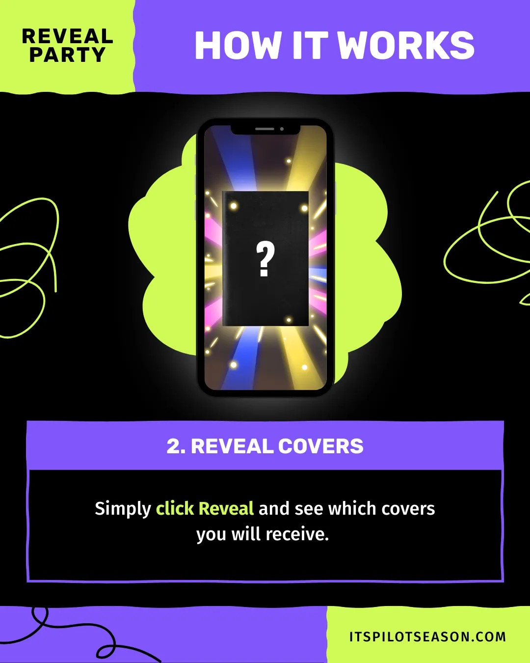 How it works - step 2: reveal covers